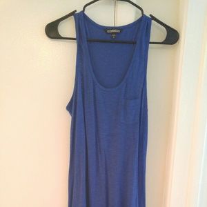 Express tank high low maxi dress M